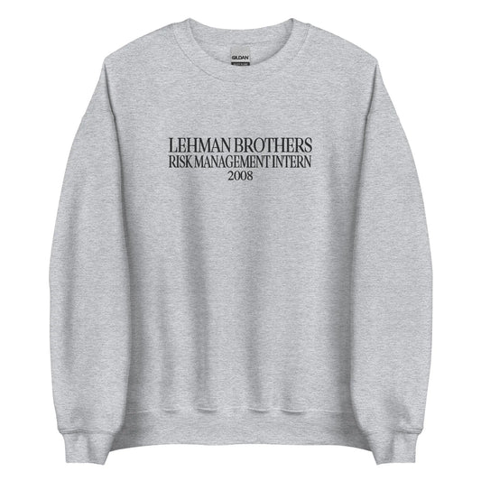 "Lehman Brothers Internship" Sweater Spirit Capital