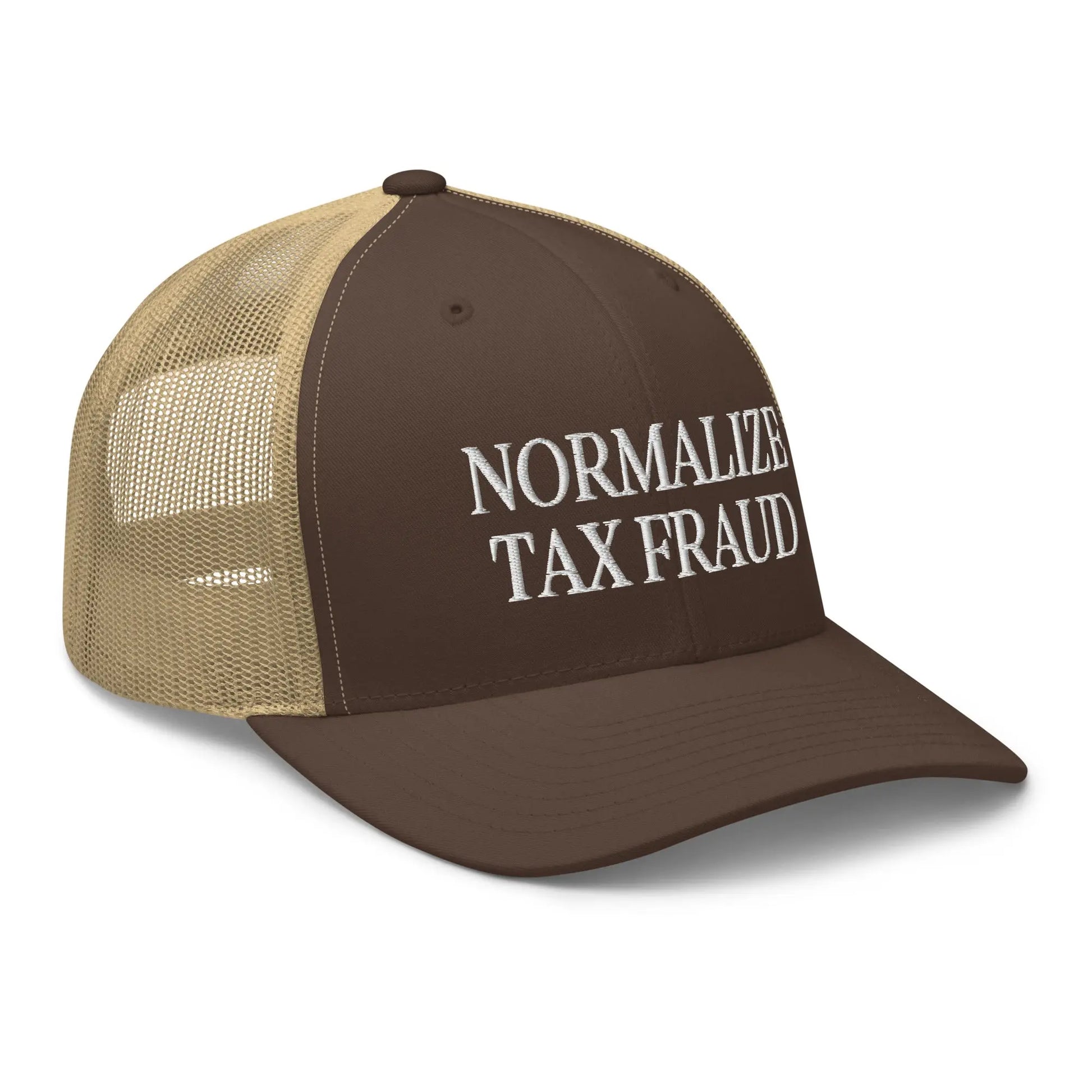 "Normalize Tax Fraud" Trucker Cap Spirit Capital