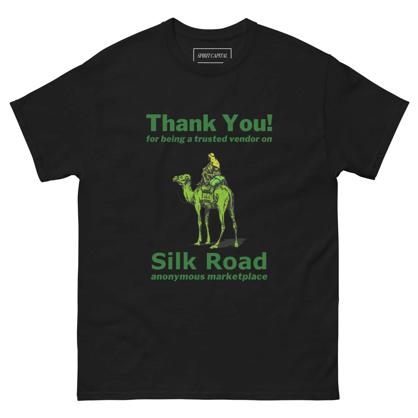 "Silk Road Trusted Vendor" T-Shirt Spirit Capital