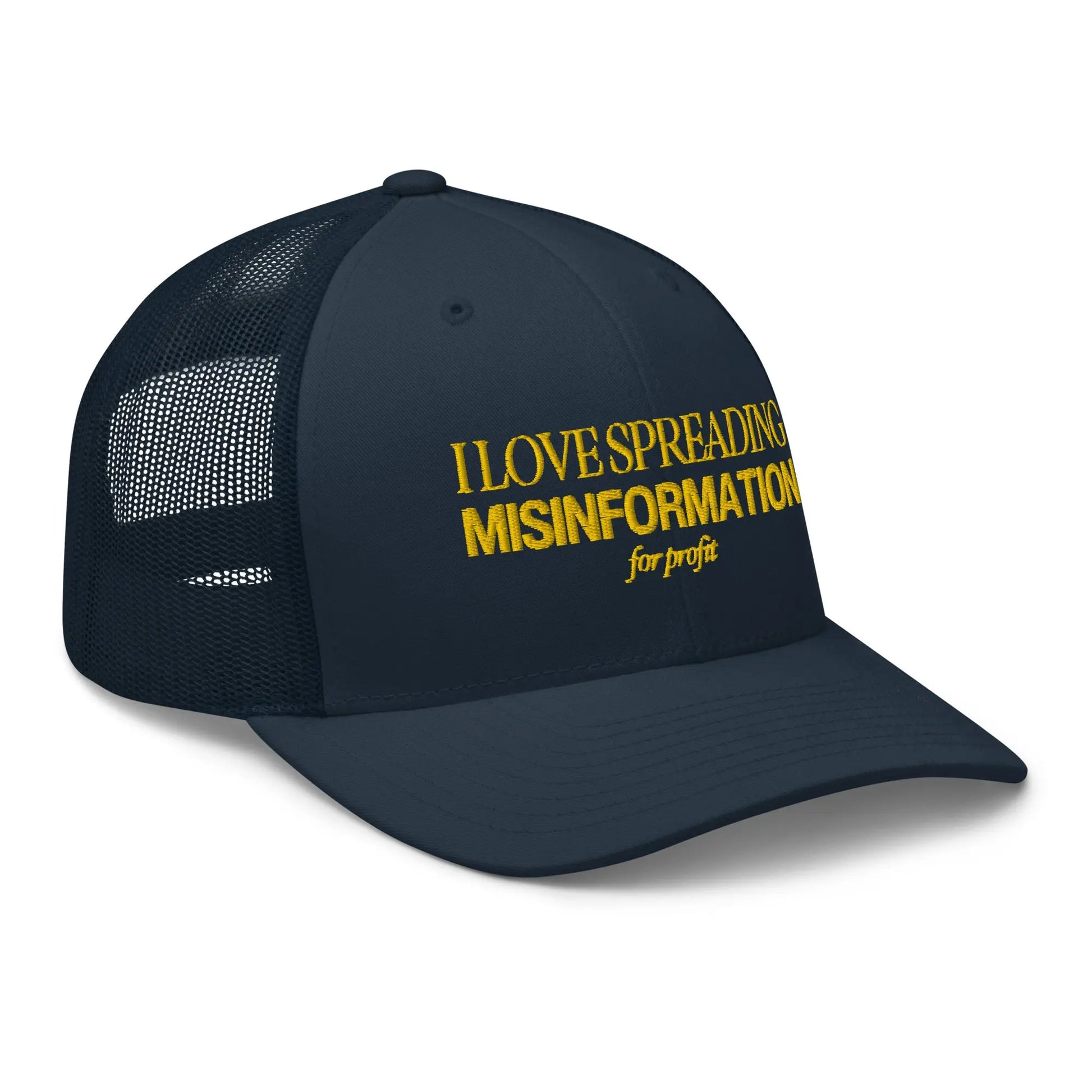 "I Love Spreading Misinformation" Trucker Cap Spirit Capital