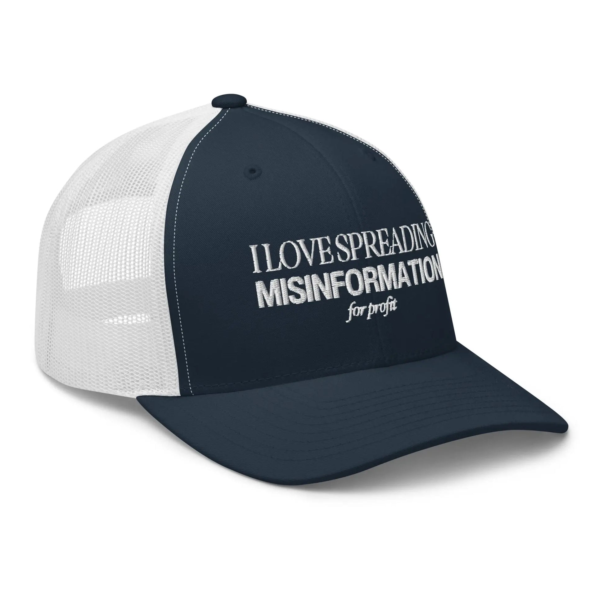 "I Love Spreading Misinformation" Trucker Cap Spirit Capital