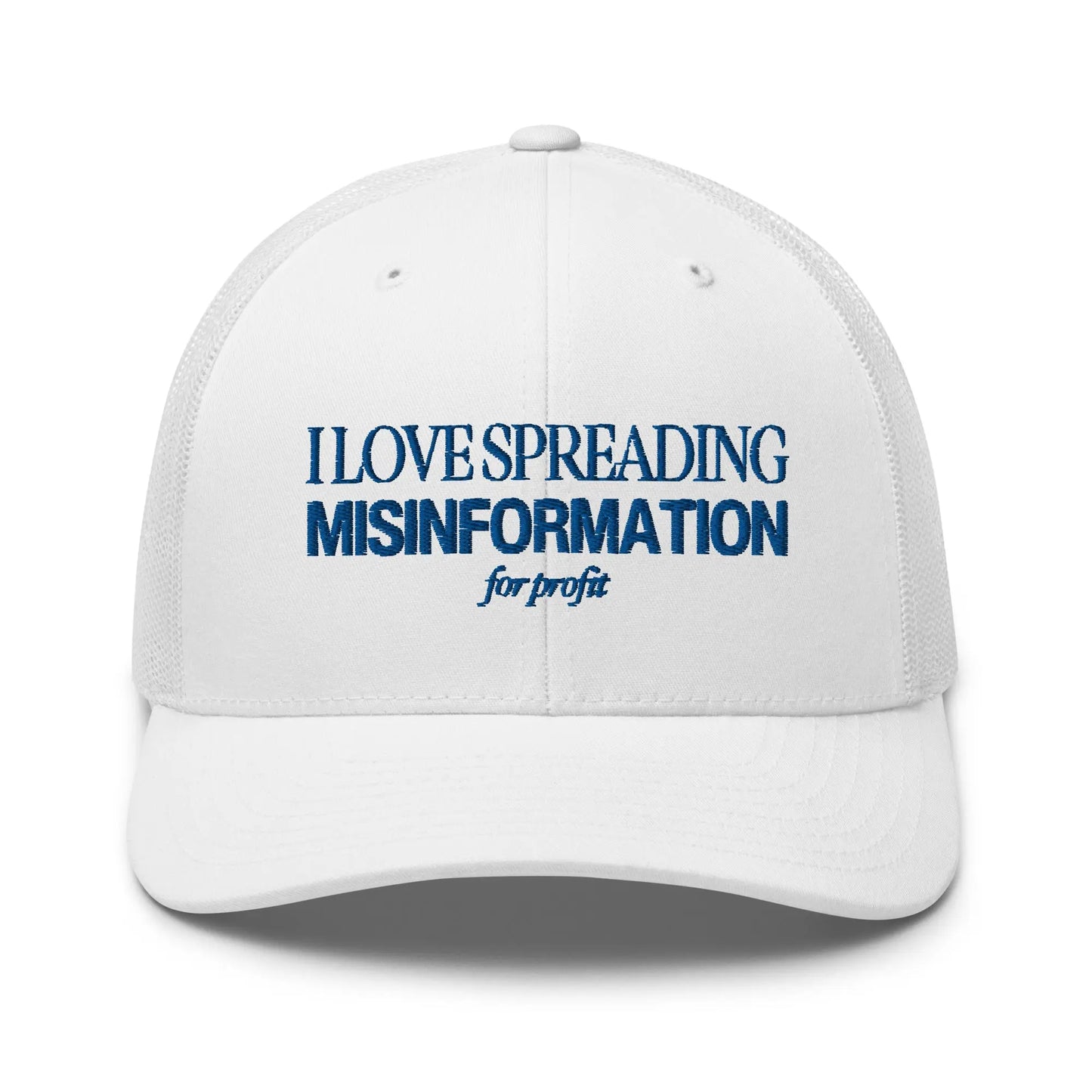 "I Love Spreading Misinformation" Trucker Cap Spirit Capital