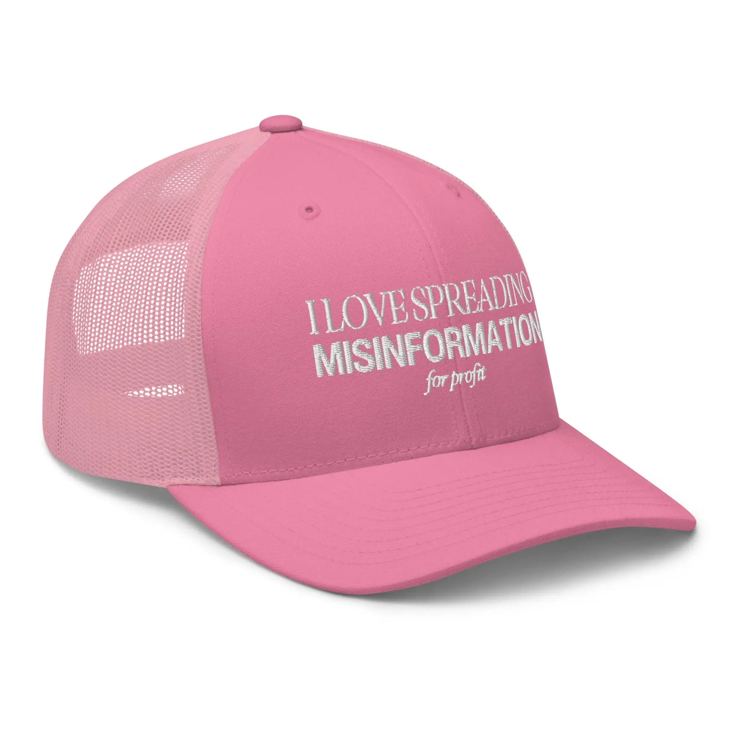 "I Love Spreading Misinformation" Trucker Cap Spirit Capital