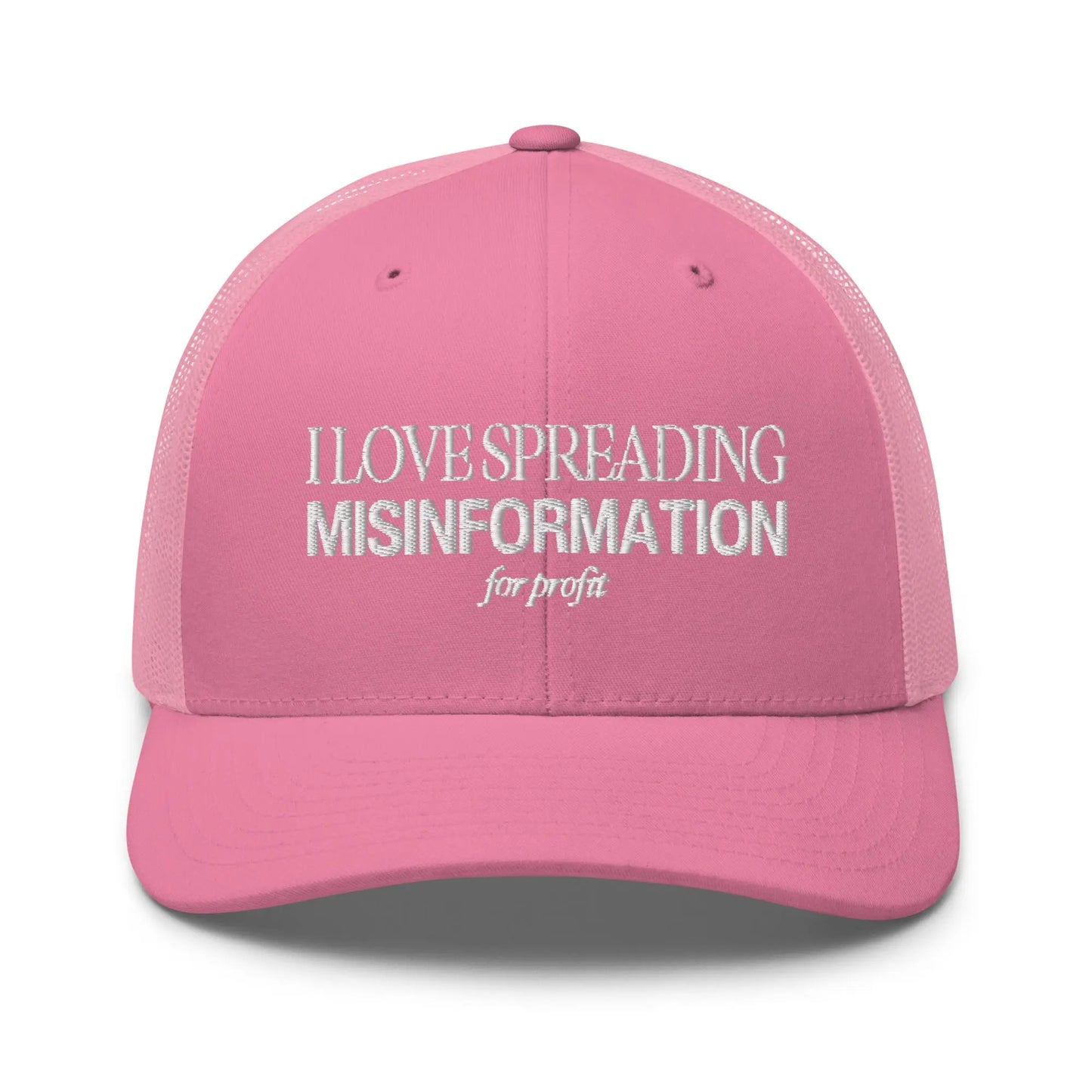 "I Love Spreading Misinformation" Trucker Cap Spirit Capital